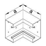 tehalit.BRS Kąt wewnętrzny 100x130 stal ocynk BRS1001304VERZ HAGER