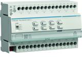 KNX e/s Sterownik załączający/żaluzjowy 16-/8-krotny 16A C-load, KNX secure TYMS616D HAGER