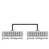 przewód taśmowy 16-bieg./16-bieg. 1m