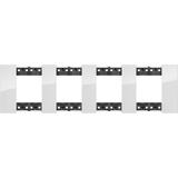 Living Now - Ramka 4x2 Moduły - Ice Bticino KA4802M4DW LEGRAND
