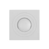 MEGY DLS GU10 downlight max 50W, IP54, kwadrat, biały, aluminium AD-OD-6143WGU10 ORNO
