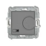 ICON Mechanizm elektronicznego regulatora temperatury z czujnikiem podpodłogowym szary mat