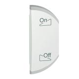 MY HOME SCS CELIANE - KLAWISZ PRAWY ON/OFF STEROWNIKA WIELOFUNKCYJNEGO BIAŁY, Legrand