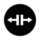 M22-XD-S-X13 Soczewka do przycisku 22mm płaska czarna z opisem /Zwolnić/ 218179 EATON