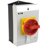 P1-25/I2H/SVB/N Rozłącznik główny 3 bieg.+N 25A funkcja awaryjnego zatrzymania blok. na kłódkę w 227