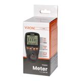 Jednotaryfowy watomierz kalkulator energii z wyświetlaczem LCD jedna taryfa wbudowany akumulator EM-