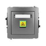 DECO Mechanizm gniazda światłowodowego/optycznego pojedynczego grafitowy