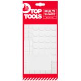 Podkładki filcowe samoprzylepne, białe, 106 szt.