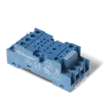 Gniazdo do przekaźników serii 55.32; 55.34; zaciski sprężynowe; czarne, 94.74.0 SMA