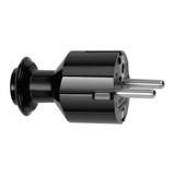Wtyczka prosta Uni-Schuko 16A, 230V, czarna OR-AE-13304/B ORNO
