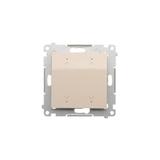 Simon 54 Łącznik/Przycisk roletowy podwójny elektroniczny 230 V złoty mat DEZ2.01/44 KONTAKT