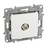 NILOE/NILOE SELECTION - GNIAZDO TV F-F KOŃCOWE TYPU GWIAZDA 1 DB BIAŁE, Legrand