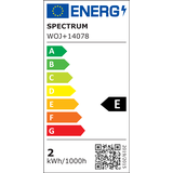 Żarówka LED E27 230V 2W Globe COG Gold ciepła  WOJ+14078 Spectrum Led