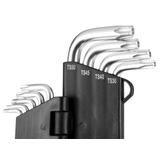 Klucze pięciokątne TS10-50, zestaw 9 szt.