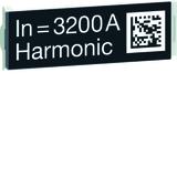 ACB HW4 Wtyczka z oznaczeniem znamionowym wyłącznika 3200A Harmonic HWW692HSA HAGER