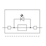 złączka bezpiecznikowa 4 mm2 szara