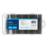 Zestaw koszulek termokurczliwych uniepalnionych 100 szt. Czarny OR-AE-13141/B ORNO