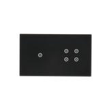 Simon 54 Touch Panel dotykowy S54 Touch 2 moduły 1 pole dotykowe + 4 pola dotykowe zastygła lawa DSTR214/73 KONTAKT