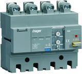 MCCB Blok RCD do P250 4P 250A Idn nastawny HBT250H HAGER