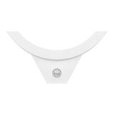 SPINEL LED 10W oprawa ogrodowa z czujnikiem ruchu 140st 800lm IP54 4000K IK10 biała AD-OP-6119WLPMR4