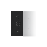 Simon 55 Klawisz połówkowy z piktogramem grupy rolet do produktów elektronicznych Czarny mat