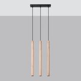 Sollux Lampa wisząca PASTELO 3L drewno SL.1267