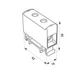 Złączka przelotowa WLZ35P/16/Z-8.518 OPATÓWEK