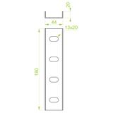 LC40H20 Łącznik ceownika 1,5 mm