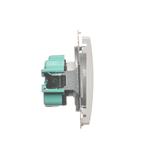 Simon Basic Gniazdo wtyczkowe z uziemieniem z przesłonami torów prądowych 16A 250V zaciski śrubowe biały BMGZ1Z.01/11 BMGZ1z.01/11 KONTAKT