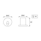 RAFI LED D 3W WHITE 4000K 03119 IDEUS