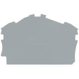 Ścianka końcowa szara TOPJOBS 2002‑6391 /25szt./ WAGO