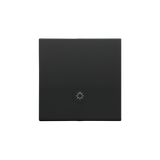 Simon 55 Klawisz pojedynczy z oczkiem z piktogramem /światło/ do: SP1M Czarny mat