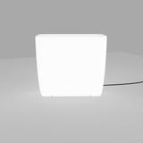 Nowodvorski lampa stojąca zewnętrzna (świecąca donica) Flowerpot L 2xE27 biała 9713