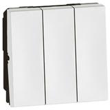 Mosaic Łącznik Potrójny 20Ax 250 V 2 Modułowy Biały 572043 LEGRAND