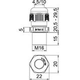 DŁAWIKI METR.Z DŁ.GW.M16X1,5 CZ.