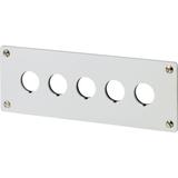 M22-E5 Płyta czołowa do montażu podtynkowego - 5 otworów 22mm 216546 EATON