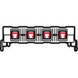 Wspornik Do Szyn C Al. Do Szaf 725Mm 037366 LEGRAND