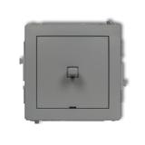 DECO Mechanizm łącznika jednobiegunowego w stylu amerykańskim szary mat