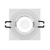 DARI S ramka dekoracyjna oprawy punktowej, MR16/GU10 max 50W, kwadrat, biała IP44 AD-OD-6171/W ORNO
