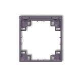 MINI SCHUKO Ramka pośrednia do gniazda bryzgoszczelnego z uziemieniem SCHUKO wrzosowy KARLIK