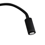 Milagro kinkiet LED Base (8W + 2W) 630lm 4000K czarny (elastyczne ramię) ML63500