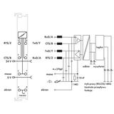 moduł interfejsu RS232C/RS485 WAGO