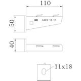 AW G 15/11, WYSIĘGNIK SIAT.AW G 15 110MM FT