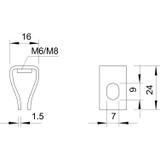 2083, WIESZAK RABITZA M6 CYNK.GALW.