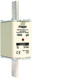 Wkładka bezp. nożowa NH1 wsk.podw. uchwyt nieiz. gG 160A 690 VAC LNH1160M6 HAGER