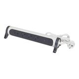 PRZEDŁUŻACZ PREMIUM, OBROTOWY, 4X2P+Z, Z OGRANICZNIKIEM PRZEPIĘĆ, Z PRZEWODEM 1.5 METRA 3X1.0 MM2 -