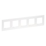 Niloe Step Ramka Pięciokrotna 5X Kolor Perła 863695 LEGRAND