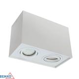 OPRAWA DOWNLIGHT ORTAL REGULOWANA 182X96 2XGU10 MAX. 2x50W BIAŁA