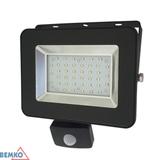 NAŚWIETLACZ LED SMD LOFOT 30W 4000K 2500LM IP65 CZARNY CZ. PIR