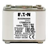 FUSE 1000A 690V 2BN/50 AR UC Wkładka szybka 1000A AC 690V rozmiar 2 61x77x51 mm aR IEC UL, 170M5416